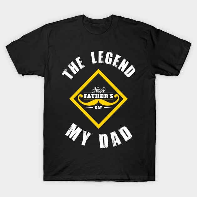 The Legend T-Shirt T-Shirt by Tzone